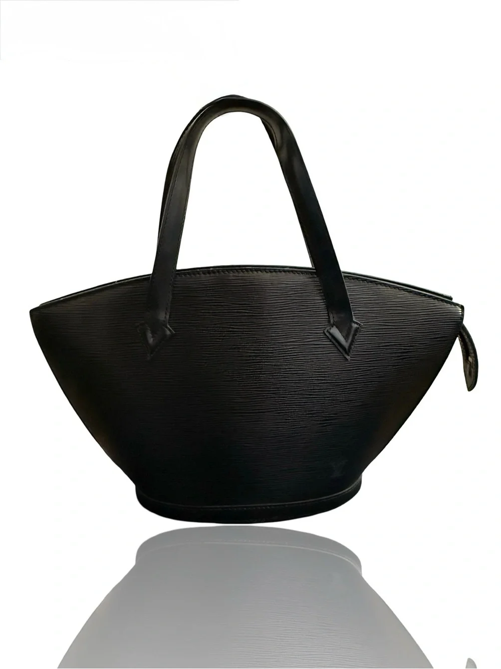 Louis Vuitton Epi Saint Jacques PM Black Epi Leather Tote Bag Vintage Authentic